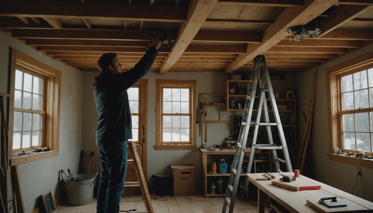 Les meilleures méthodes pour isoler efficacement le plafond de votre sous-sol