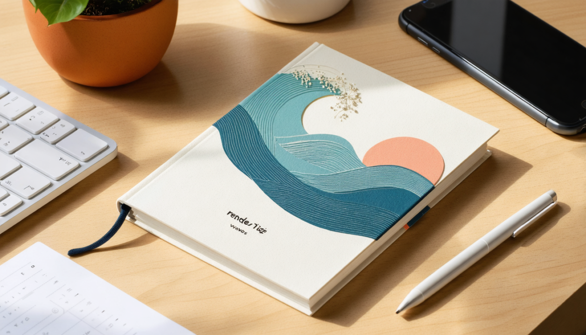 découvrez l'agenda compact "rendez-vous waves" by papier tigre, alliant design élégant et praticité pour une organisation stylée et efficace au quotidien.