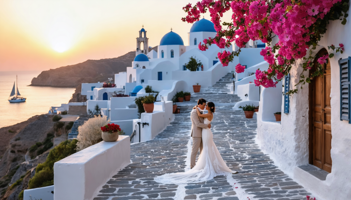 plongez dans l'univers romantique de « love à mykonos » de thomas graveraux et laissez-vous séduire par la beauté envoûtante des cyclades.
