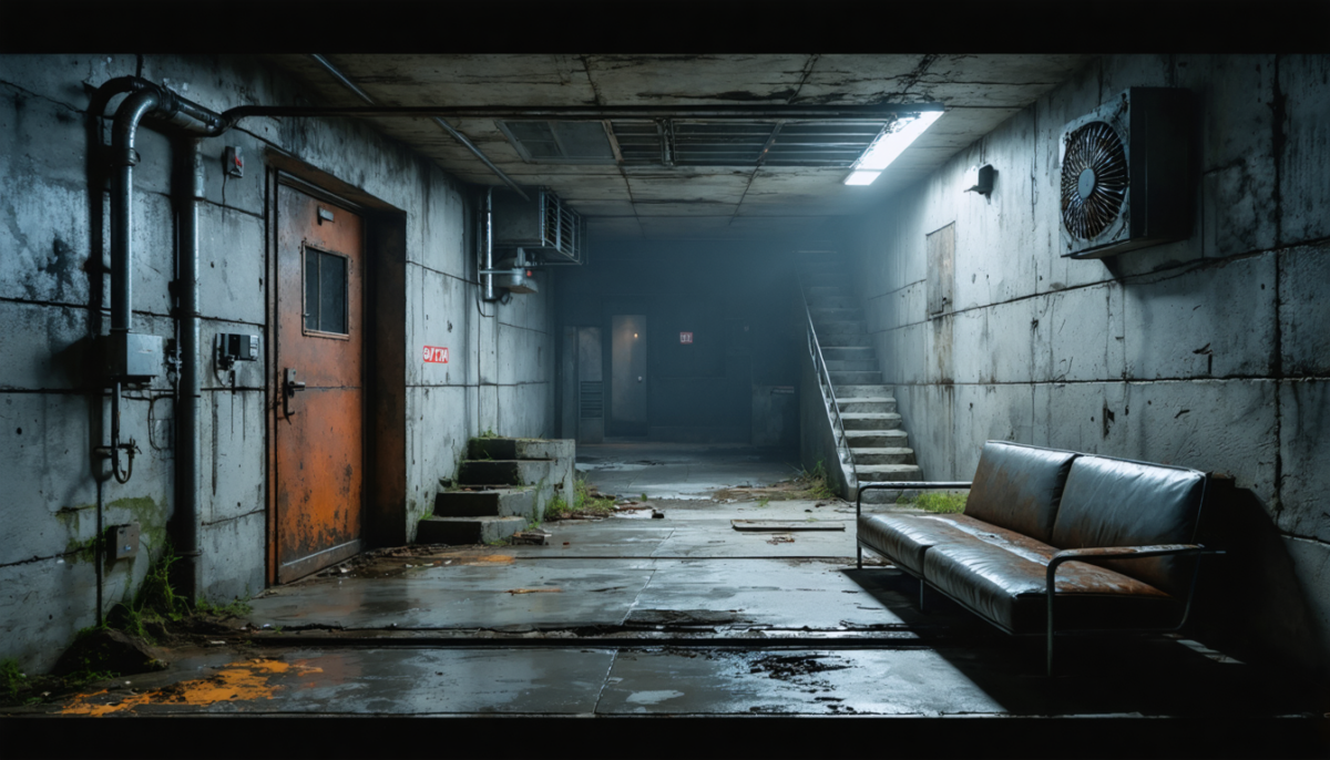 découvrez « le bunker », une risographie au format a3 réalisée par maxime muller, alliant originalité et qualité d'impression pour une œuvre unique.