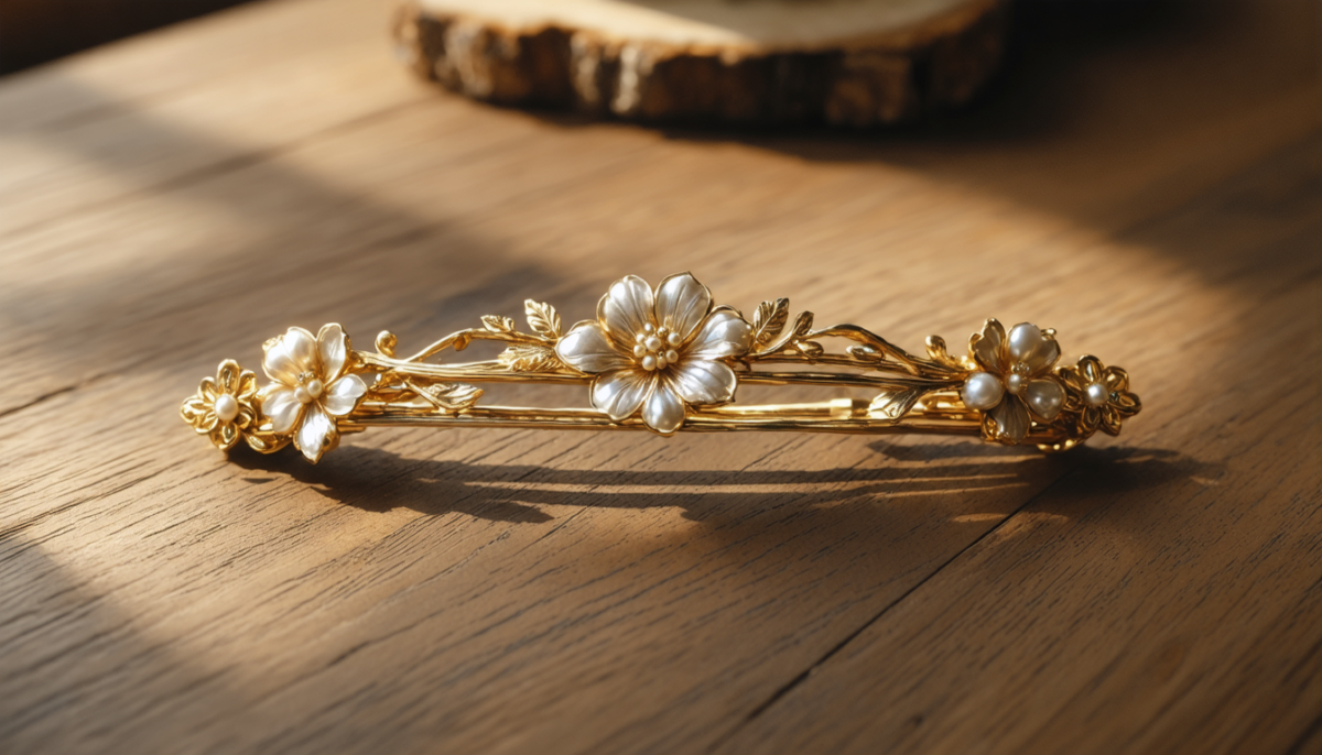 découvrez notre collection de barrettes élégantes et tendance pour sublimer toutes vos coiffures avec style et simplicité.