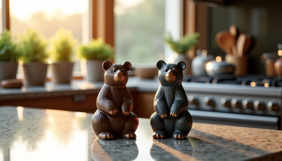 Duo Sel & Poivre 'Grizzly' par &Klevering : Le charme sauvage dans votre cuisine