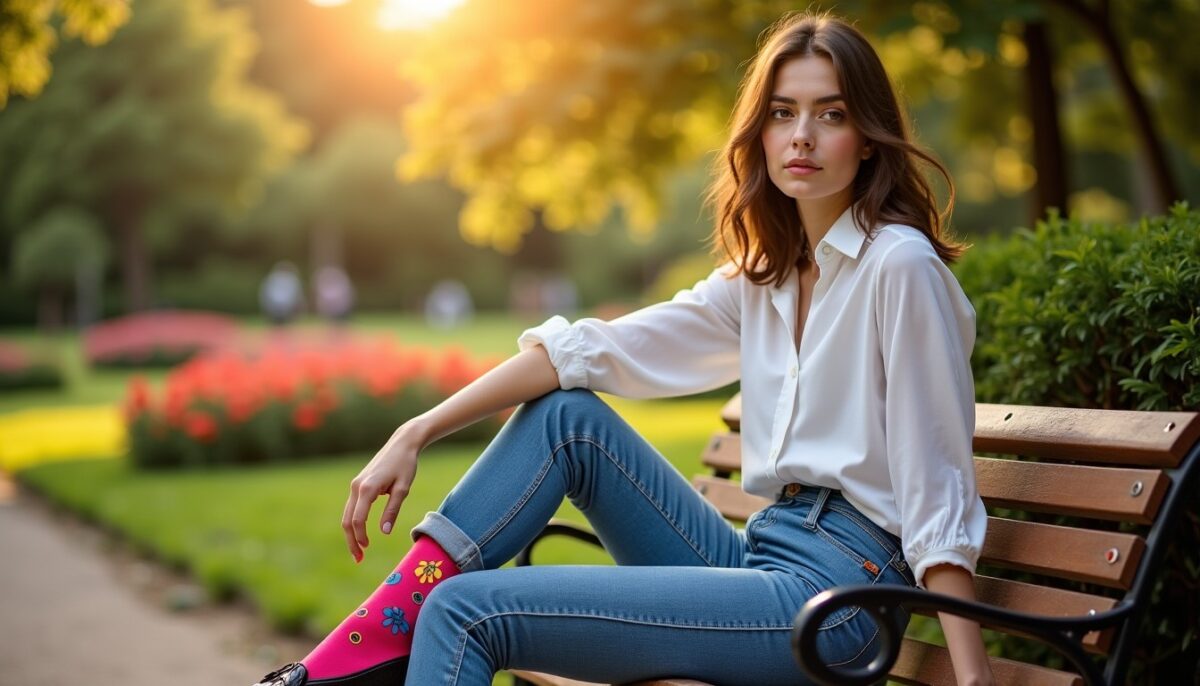 Chaussettes 'Zezette' : L'élégance décontractée de Coucou Suzette