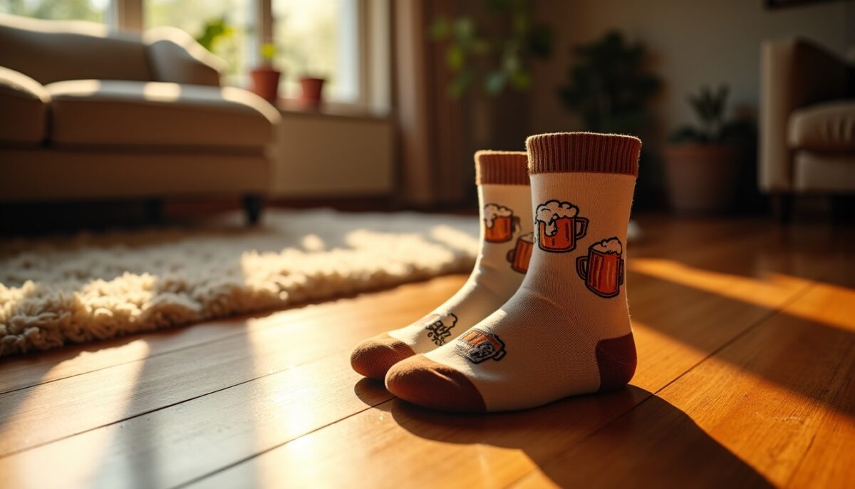 Chaussettes à Motif Bières : L'Originalité Décontractée par Coucou Suzette