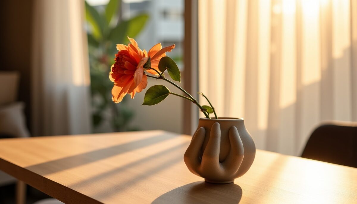 Vase Soliflore « Main » par Gientucca Bini pour Bitossi Home : Une Œuvre d'Art Céramique Unique