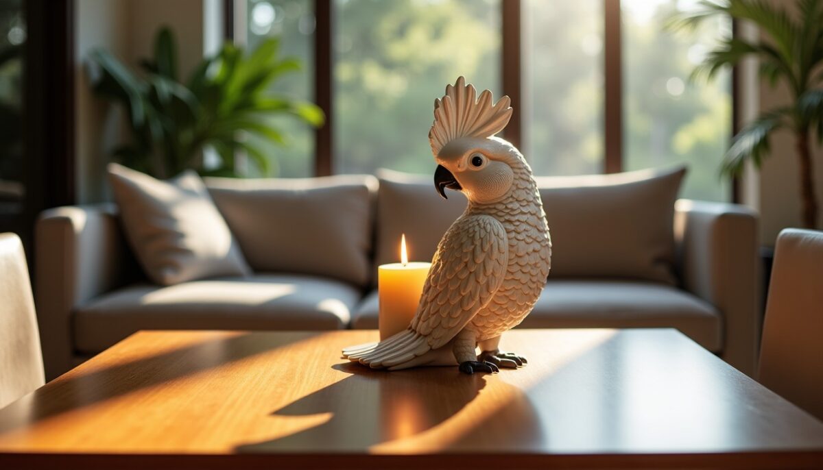 Bougeoir 'Cacatoès' par &Klevering : un oiseau lumineux pour sublimer votre intérieur