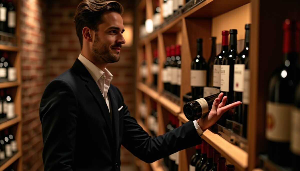 Le Caviste : L'Art de Sublimer le Vin par Papier Tigre