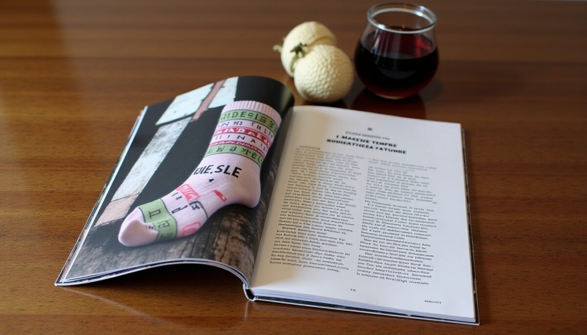 Chaussettes "MOULE FRITES" : L'Esprit Gourmand par Coucou Suzette