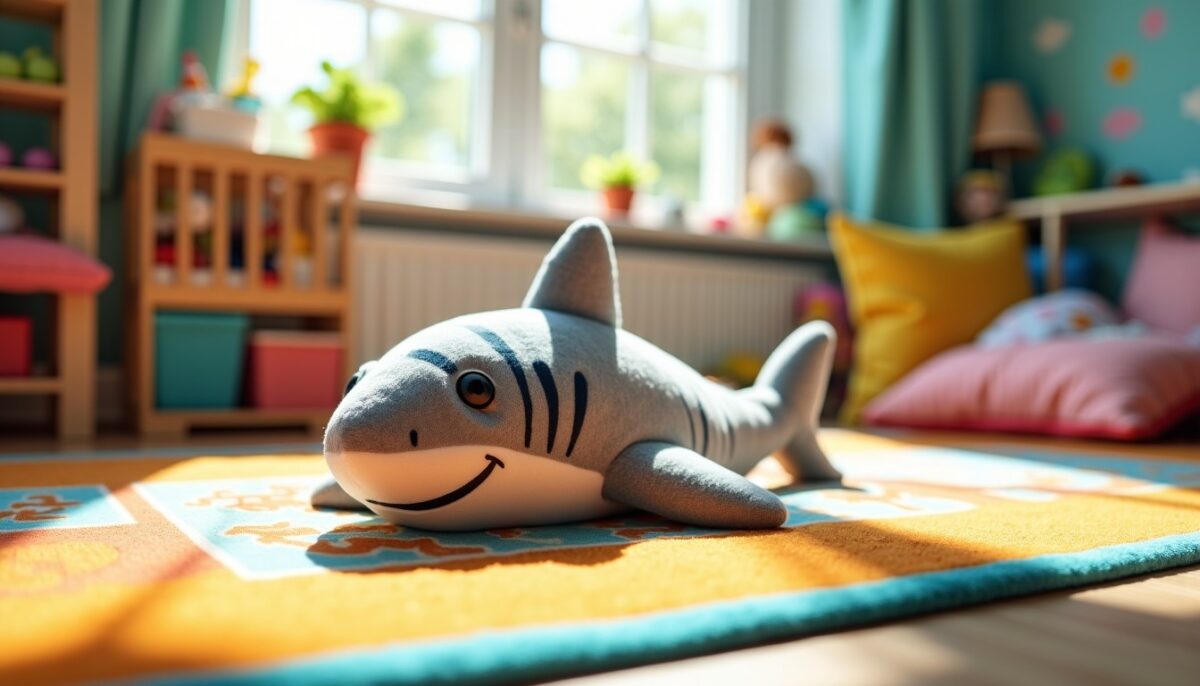 Découvrez le Requin Tigre en Peluche : L'Animal Marin Douillet qui Séduit Petits et Grands