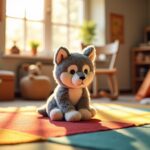 Peluches Louveteau : Le compagnon douillet pour vos petits aventuriers