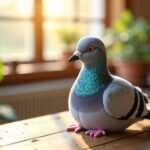 Peluche Pigeon Hansa : Un compagnon tout doux et réaliste
